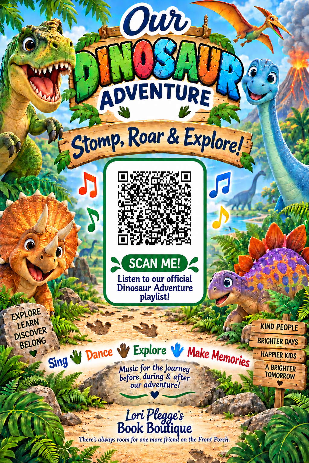 Our Dinosaur Adventure – FREE Spotify Playlist 🦕🎶