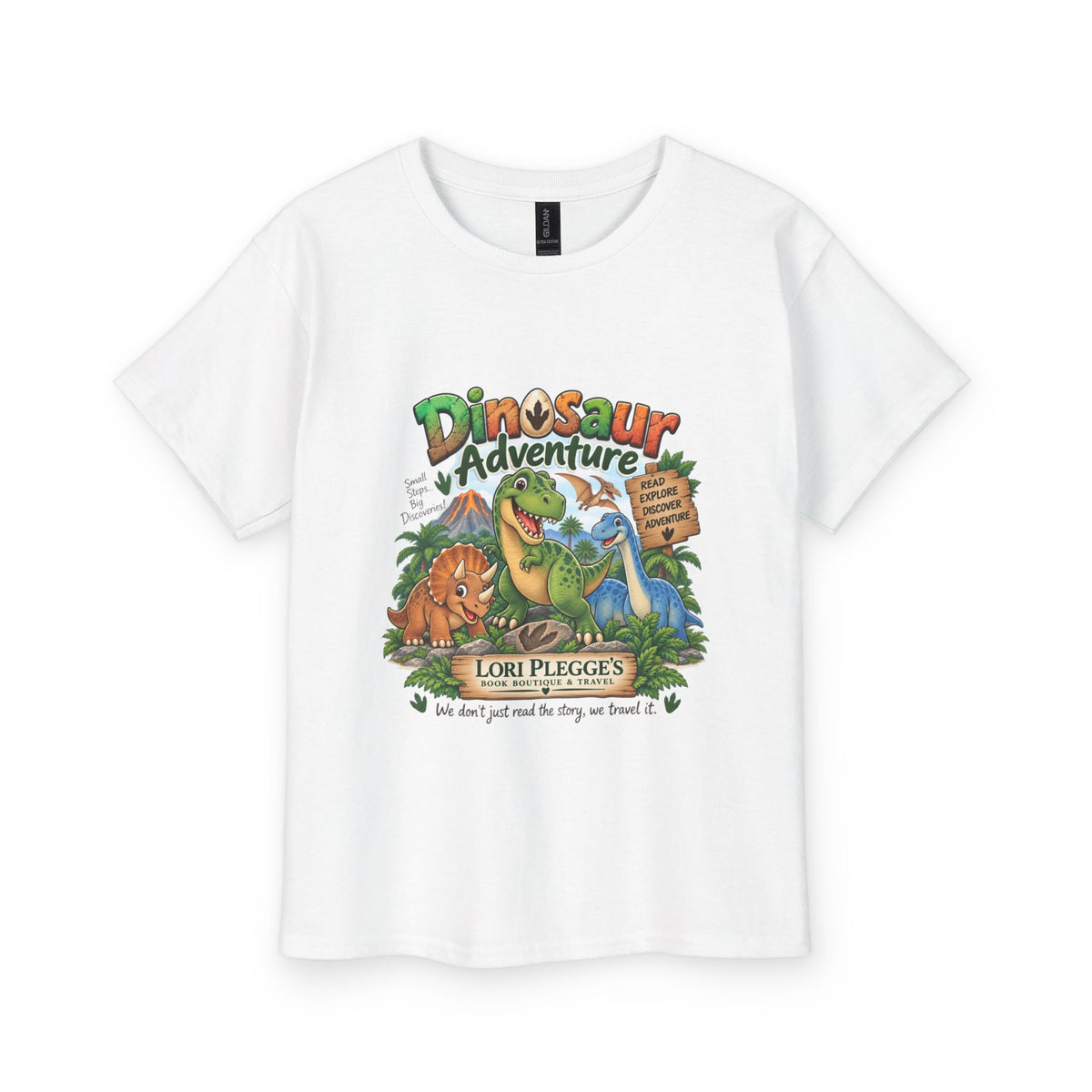 Dinosaur Adventure Youth T‑Shirt — "Life Is Better with Dinosaurs" Kids Tee
