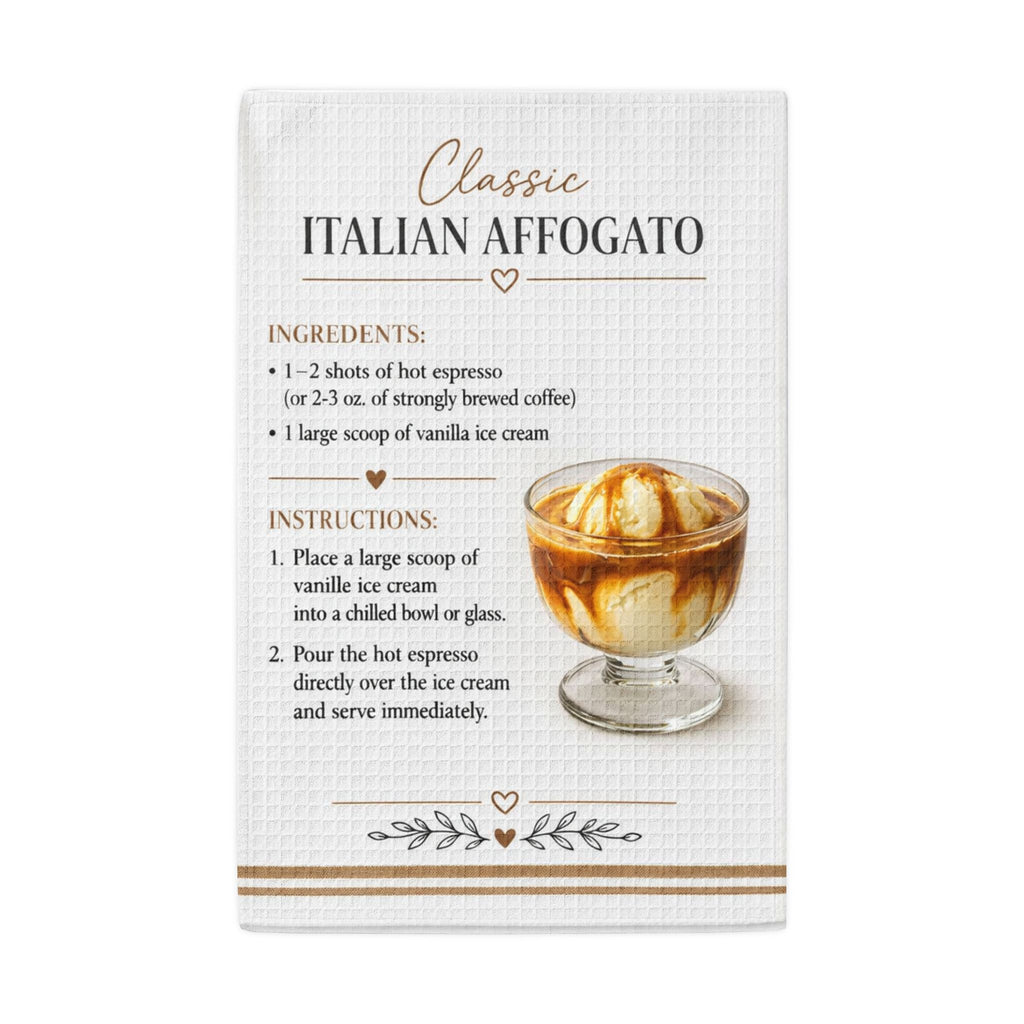 Joes N' Teas - Kitchen Towel — Classic Italian Affogato Recipe