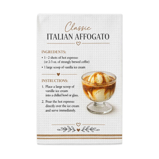 Joes N' Teas - Kitchen Towel — Classic Italian Affogato Recipe