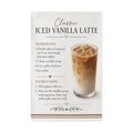 Joes N' Teas - Kitchen Towel - Iced Vanilla Latte Recipe
