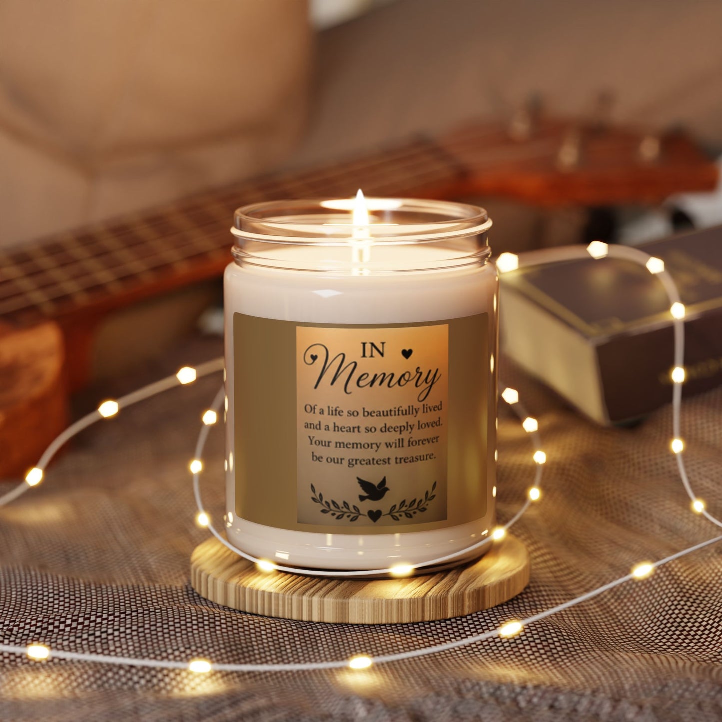 When Tomorrow Starts Without Me - Memorial Scented Soy Candle — "In Memory" Tribute Jar (9 oz)