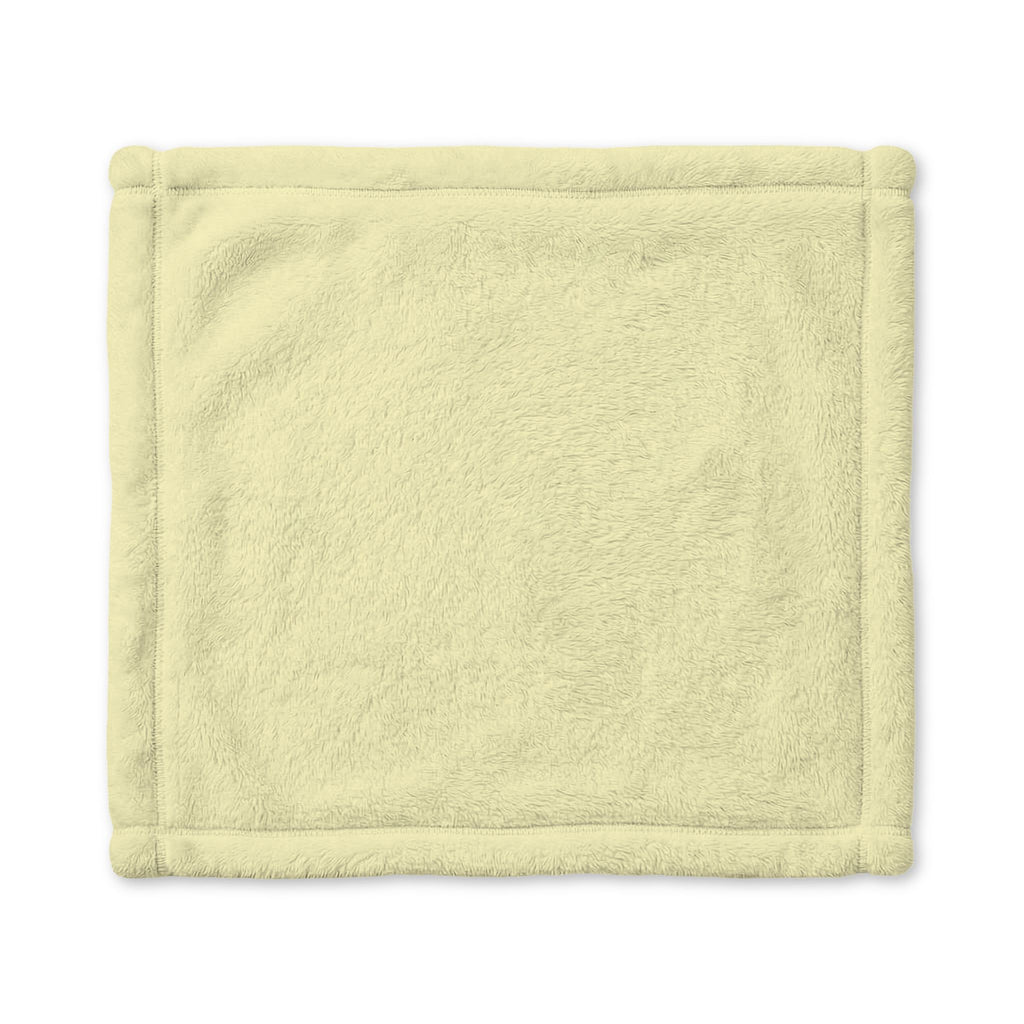 Baby Lovey Blanket — "Hello I'm New Here" Plush Minky Security Blanket with Cute Chick Design