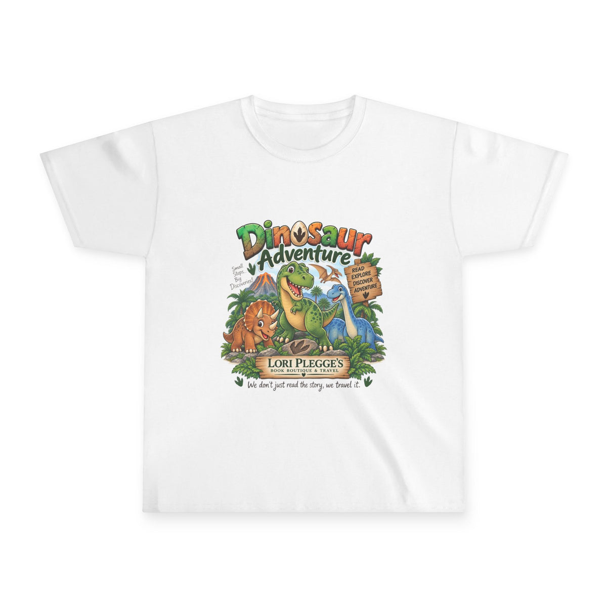 Dinosaur Adventure Youth T‑Shirt — "Life Is Better with Dinosaurs" Kids Tee