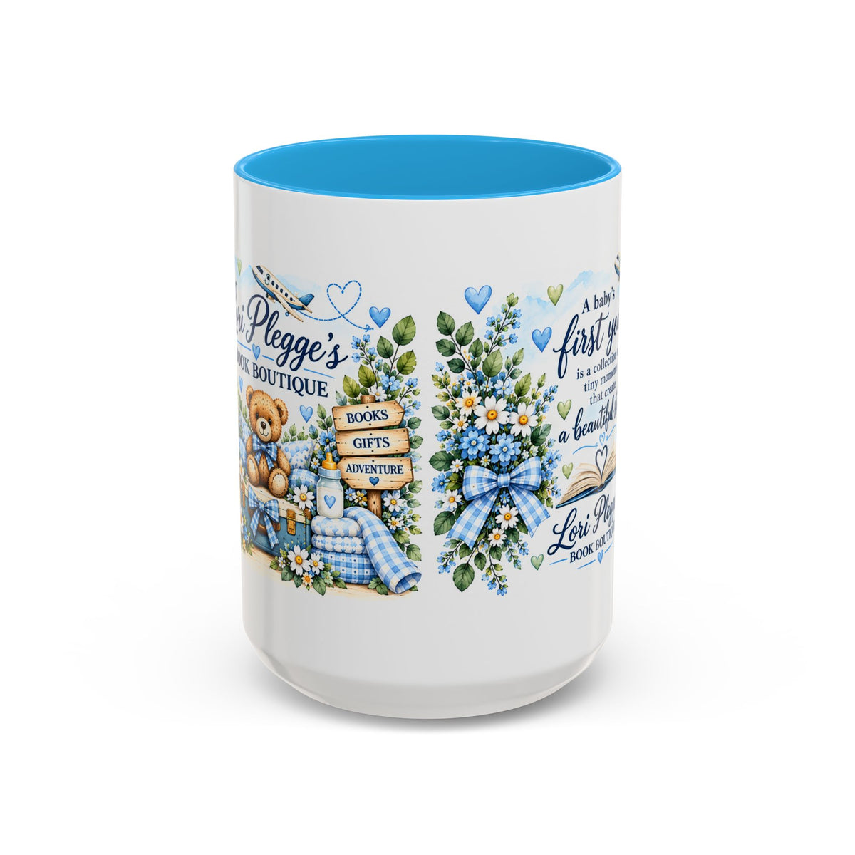 Baby's First Chapter Keepsake Mugs - Blue