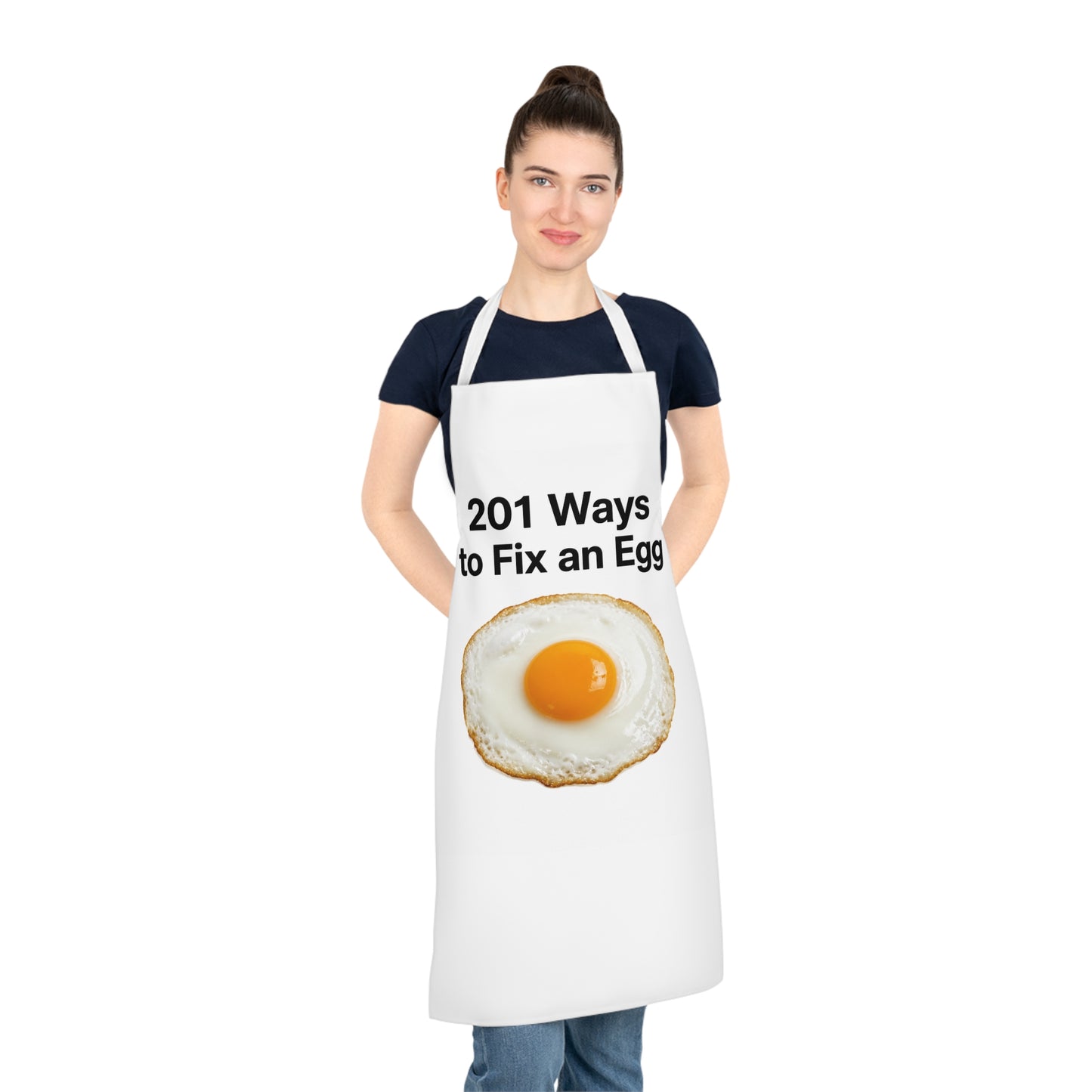 Apron — "201 Ways to Fix an Egg" Funny Breakfast Cooking Apron