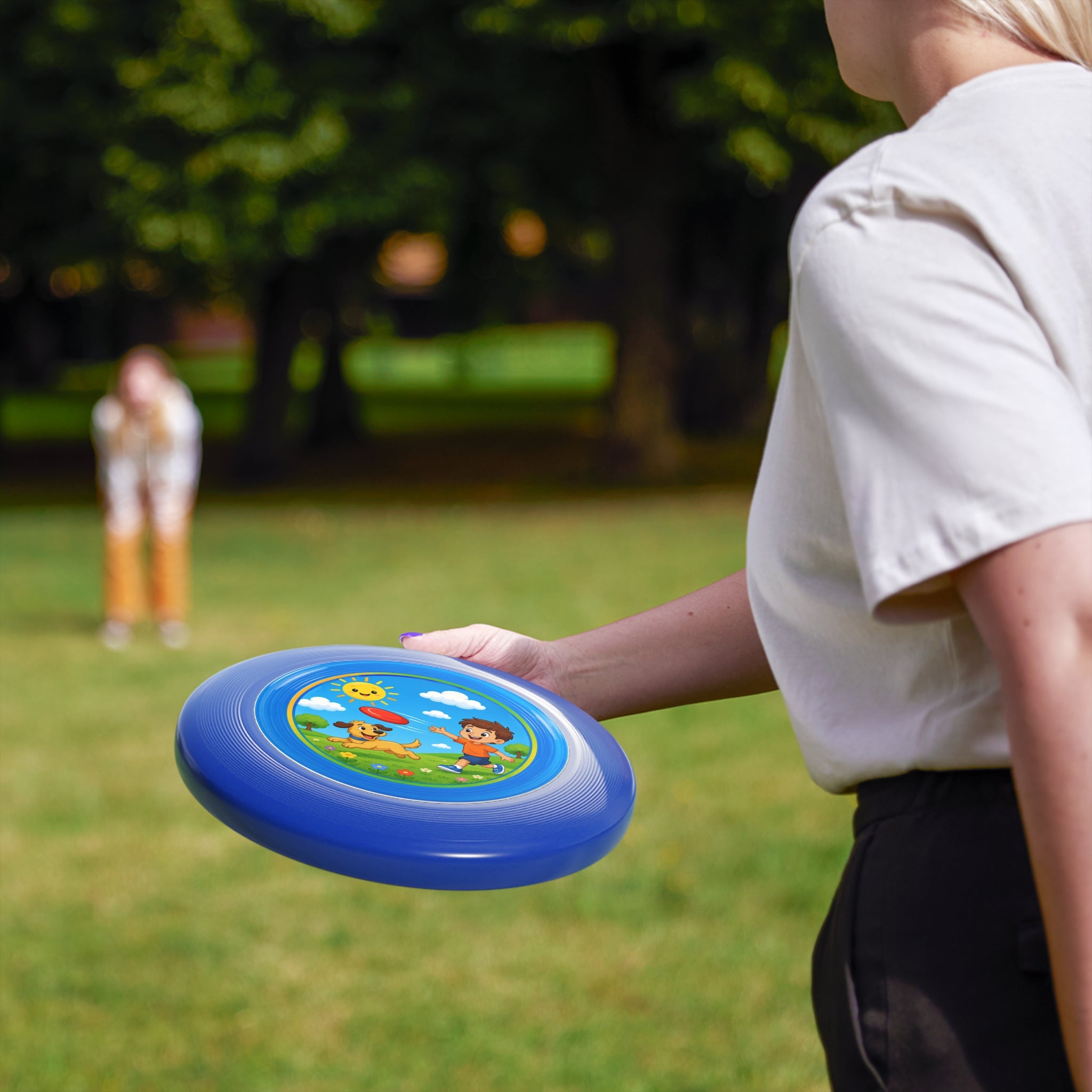 Babysitter Activity Frisbee — Sunny Day Throwing Disc