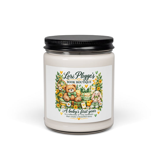 Baby's First Chapter Keepsake Candle – Green and Yellow