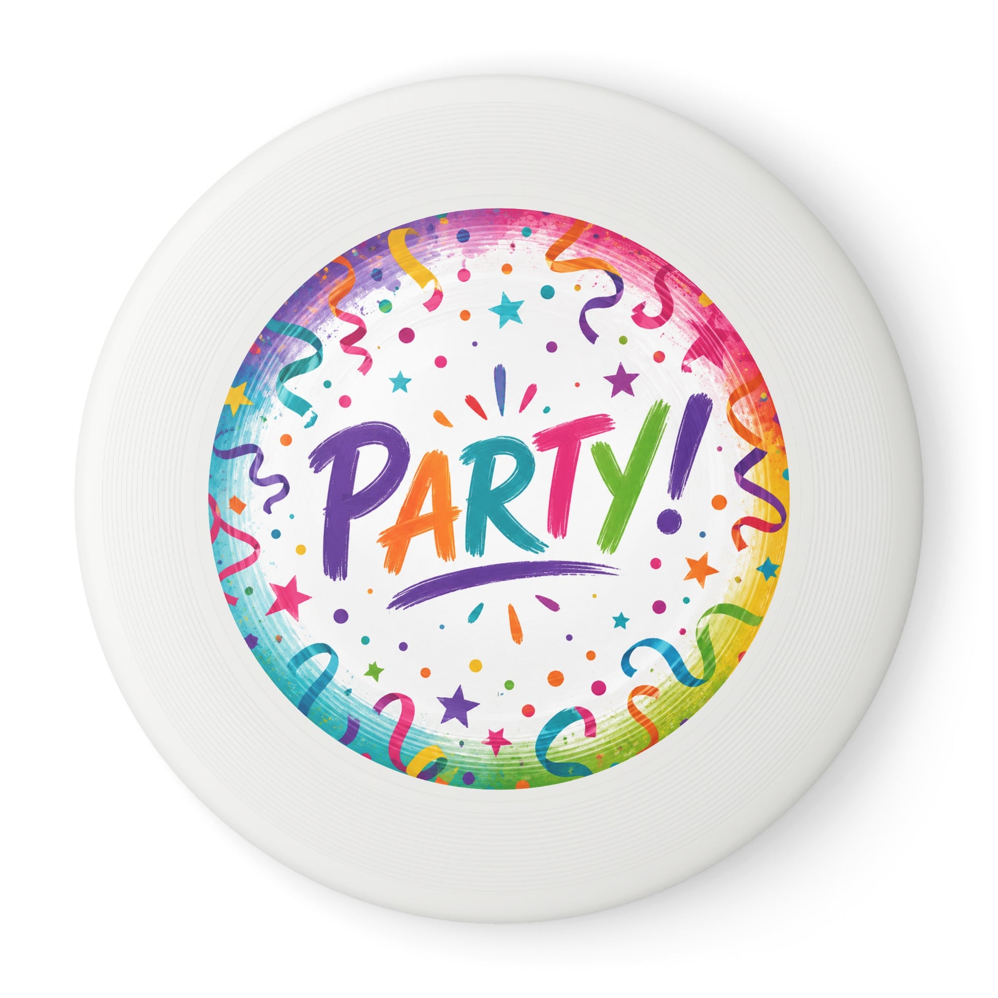 Great Ideas for Special Occassions January - December - Party Frisbee — Colorful Celebration Fly Disc for Parties & Outdoor Fun