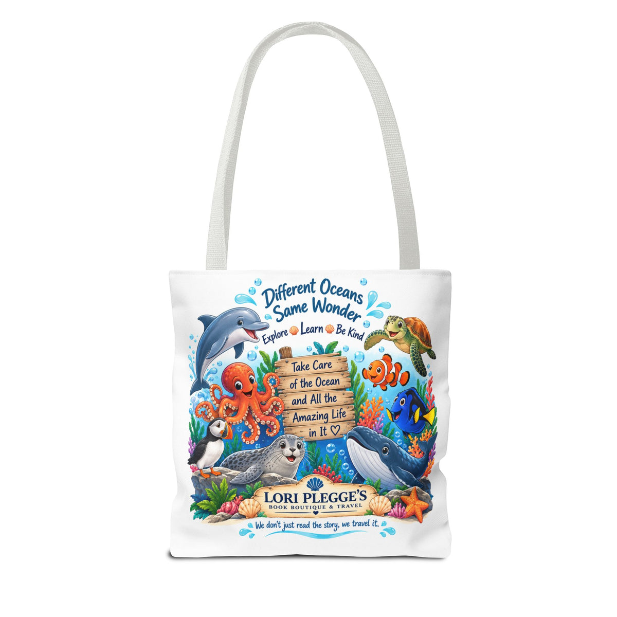 Our Aquarium Adventure 2027 Tote Bag — Kids' Sea Life Field Trip Bag