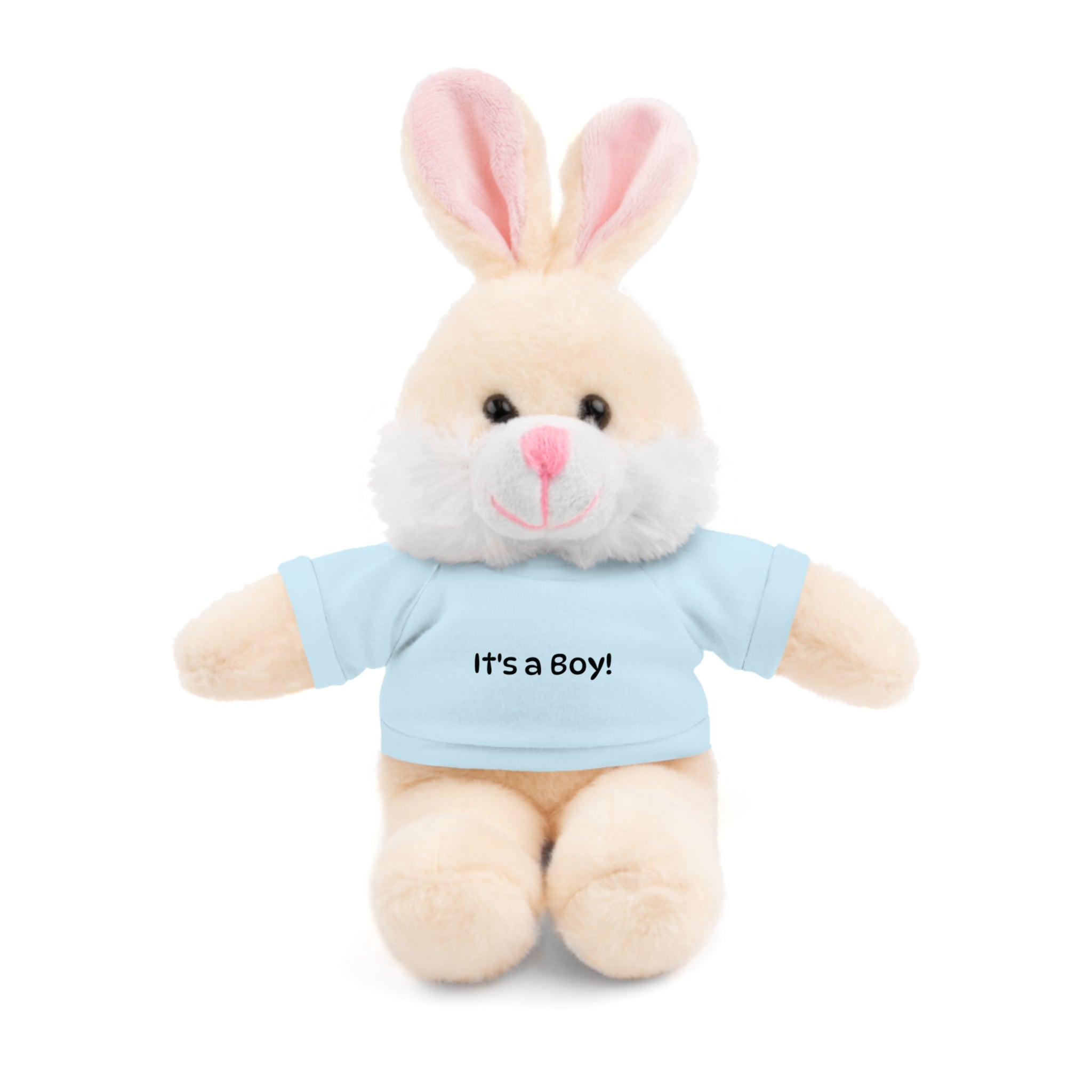 Baby Stuffed Animal Plush Bear with "It's a Boy!" Tee — New Baby Announcement Gift