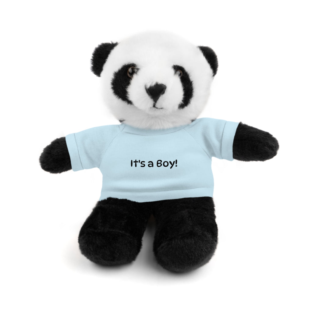 Baby Stuffed Animal Plush Bear with "It's a Boy!" Tee — New Baby Announcement Gift