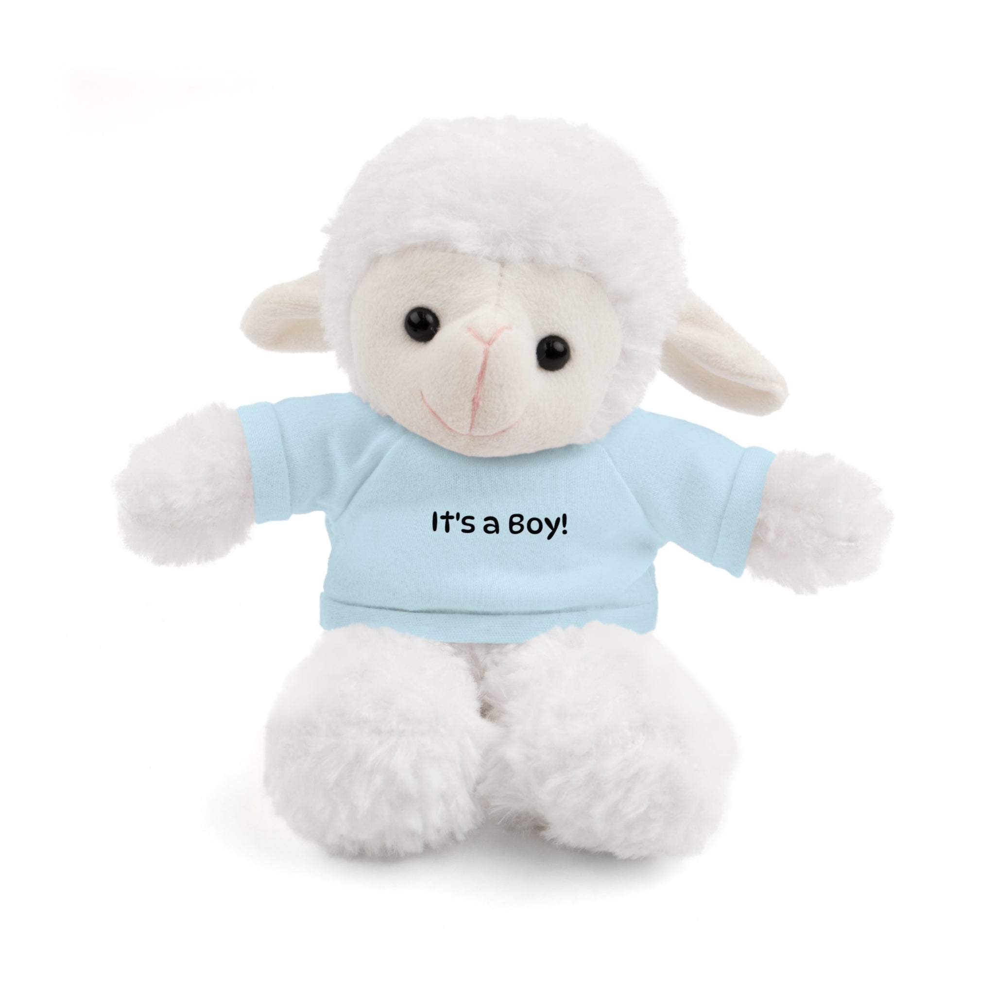 Baby Stuffed Animal Plush Bear with "It's a Boy!" Tee — New Baby Announcement Gift