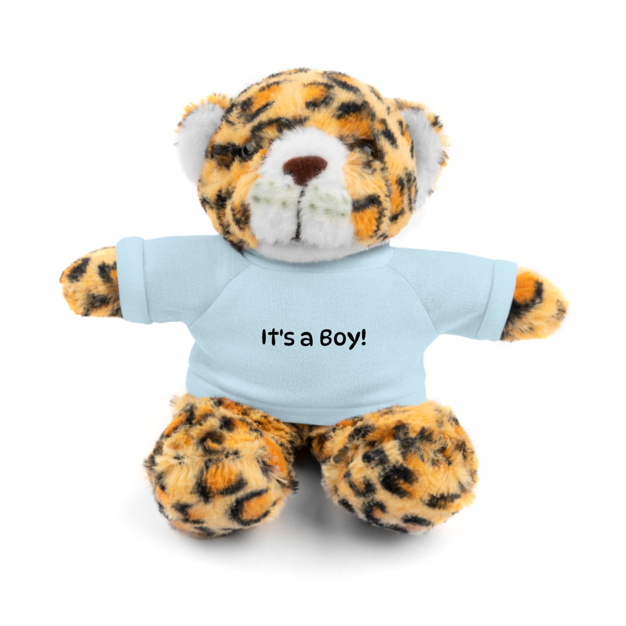 Baby Stuffed Animal Plush Bear with "It's a Boy!" Tee — New Baby Announcement Gift