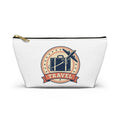 How to Become a House Sitter - Travel Accessory Pouch with Vintage Luggage & Plane Design