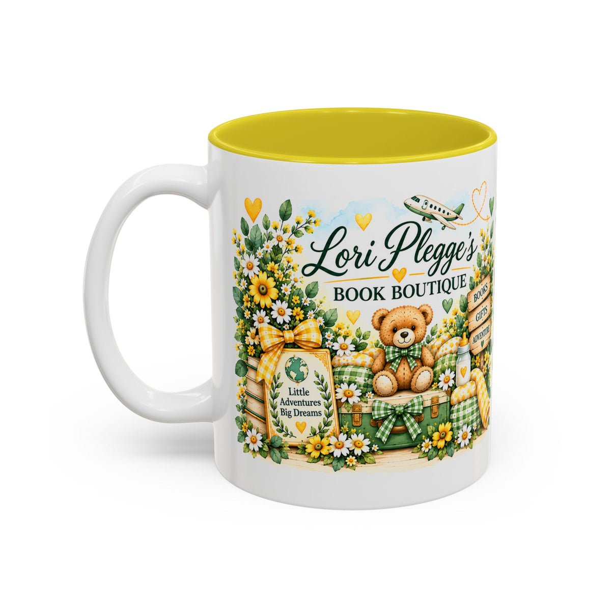 Baby's First Chapter Keepsake Mugs - Green & Yellow