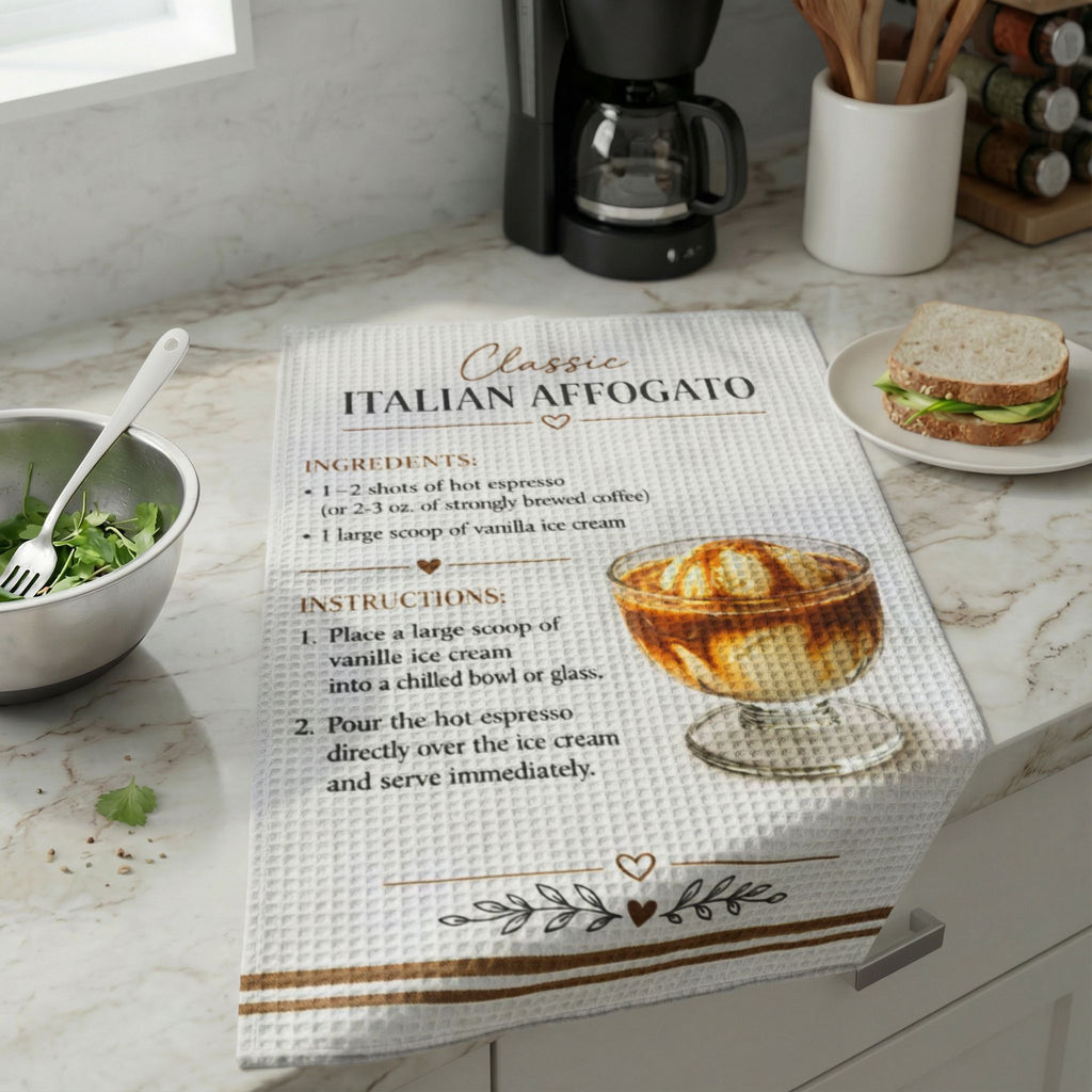 Joes N' Teas - Kitchen Towel — Classic Italian Affogato Recipe