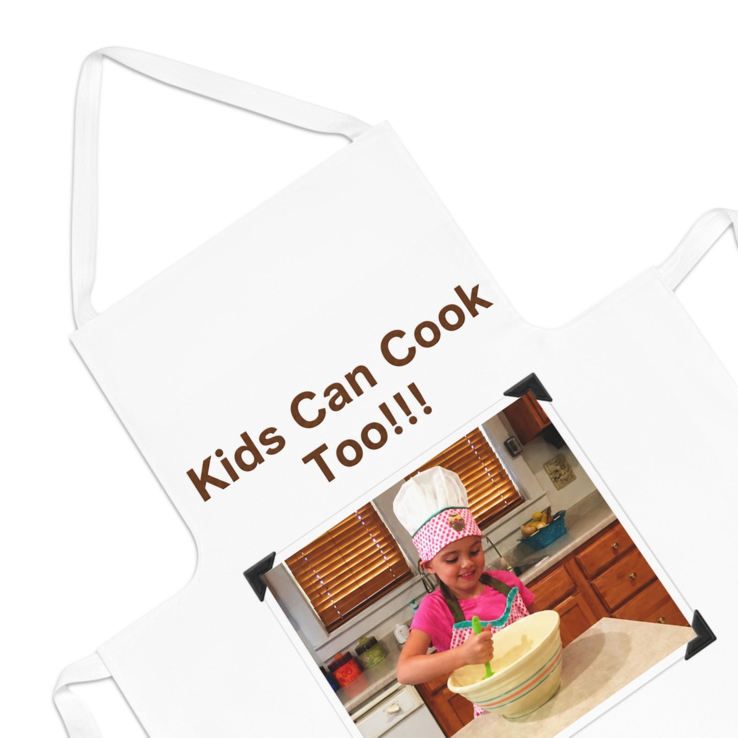 👩‍🍳Kids Can Cook Too!!! Apron