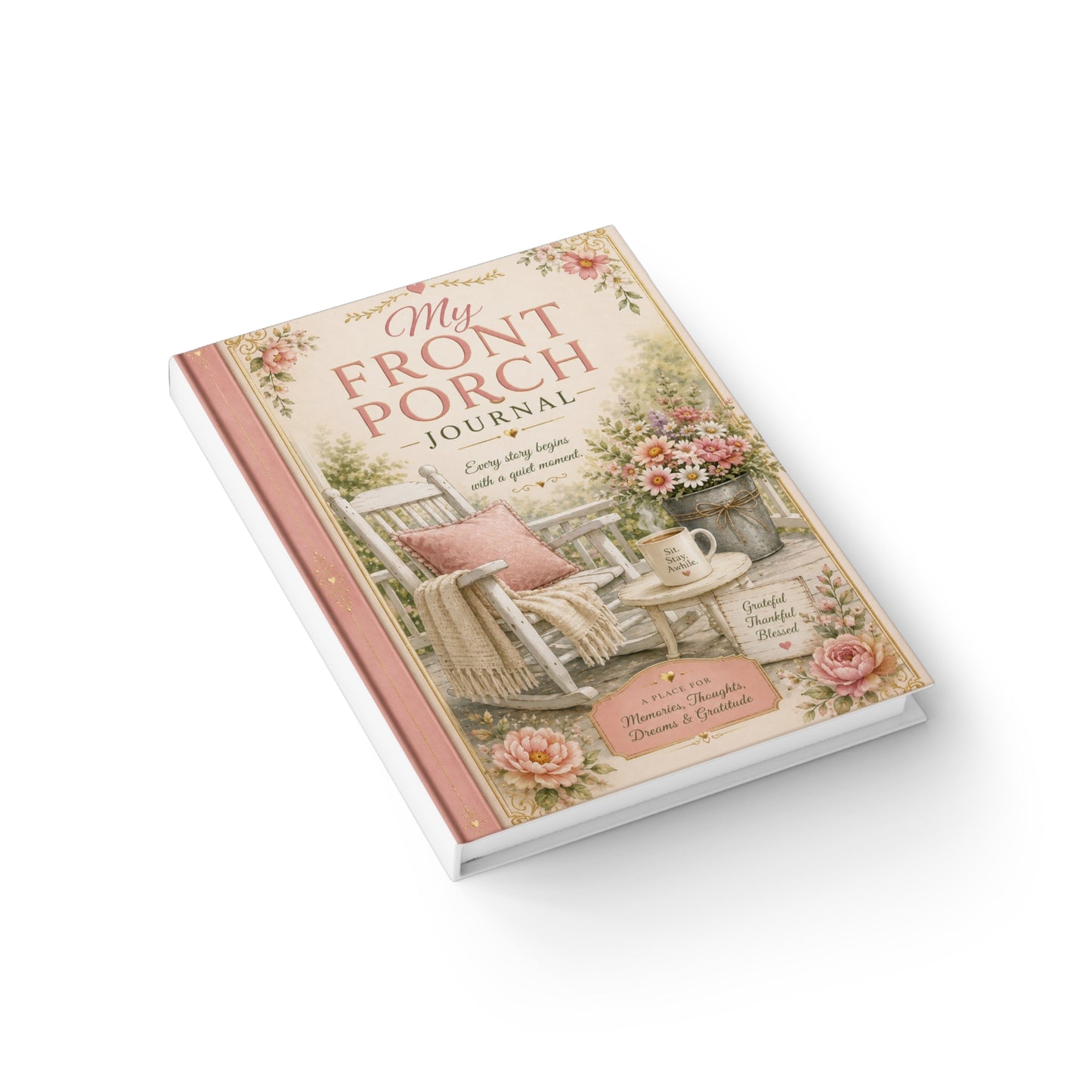 "Lori's Front Porch" Rustic Southern Keepsake Journal (Ruled)