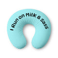 Baby Nursing Pillow Cover - "I'm Hungry" Blue Cute Baby Feeding Support Cover