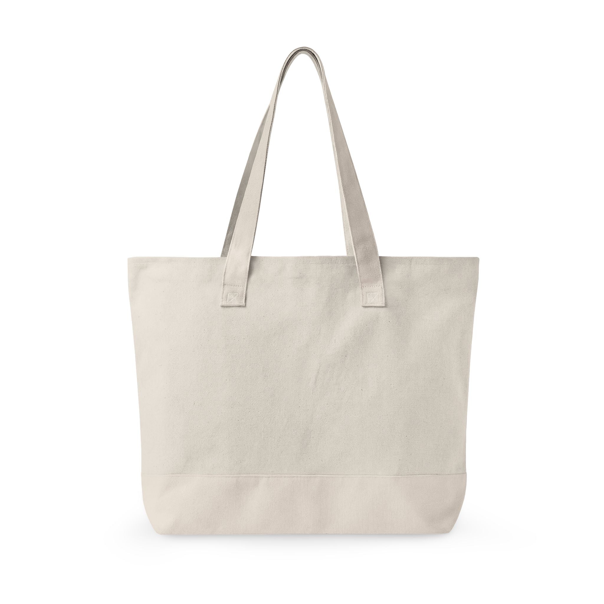 Babysitter Fall Harvest Zippered Canvas Tote Bag – Thanksgiving Pumpkin Patch Market Tote