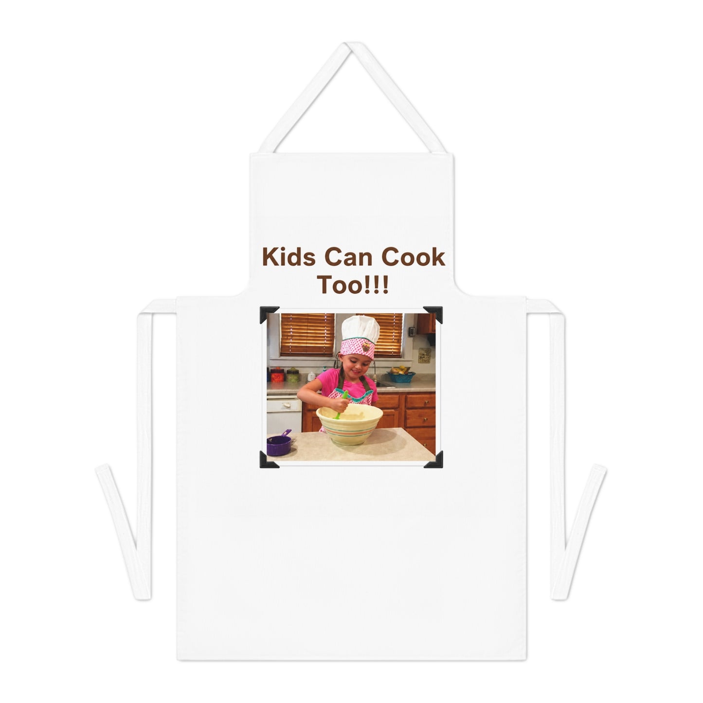 👩‍🍳Kids Can Cook Too!!! Apron