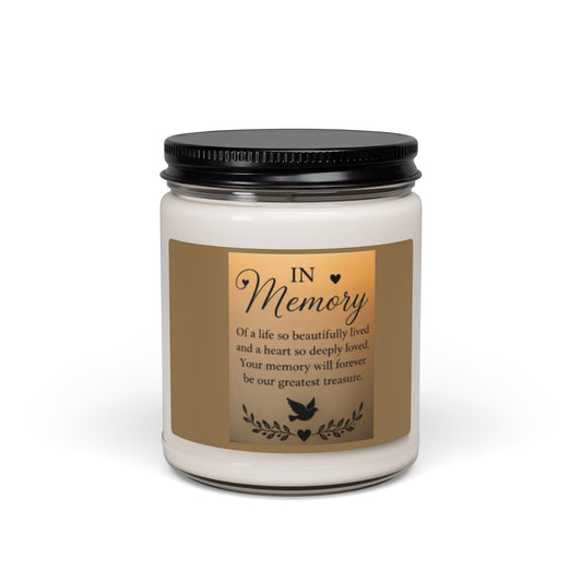When Tomorrow Starts Without Me - Memorial Scented Soy Candle — "In Memory" Tribute Jar (9 oz)