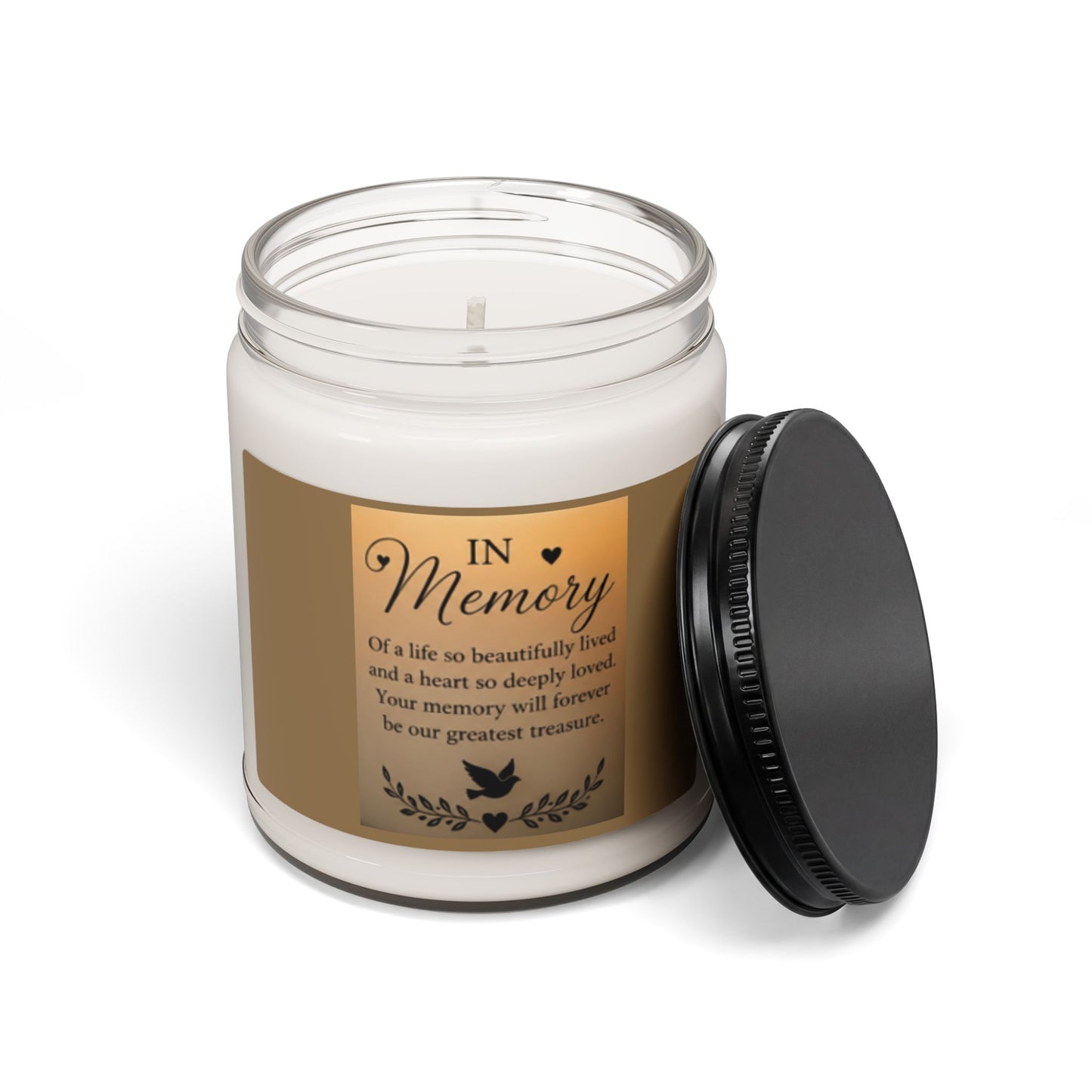 When Tomorrow Starts Without Me - Memorial Scented Soy Candle — "In Memory" Tribute Jar (9 oz)