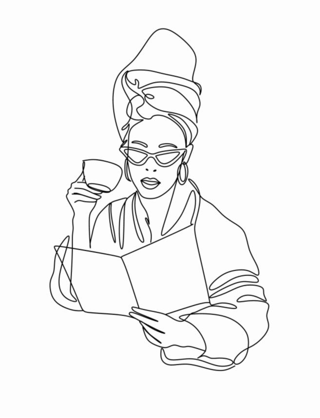 Joes N' Teas - Coloring Book