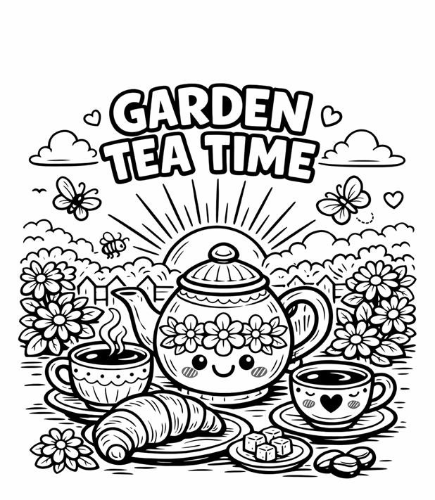 Joes N' Teas - Coloring Book